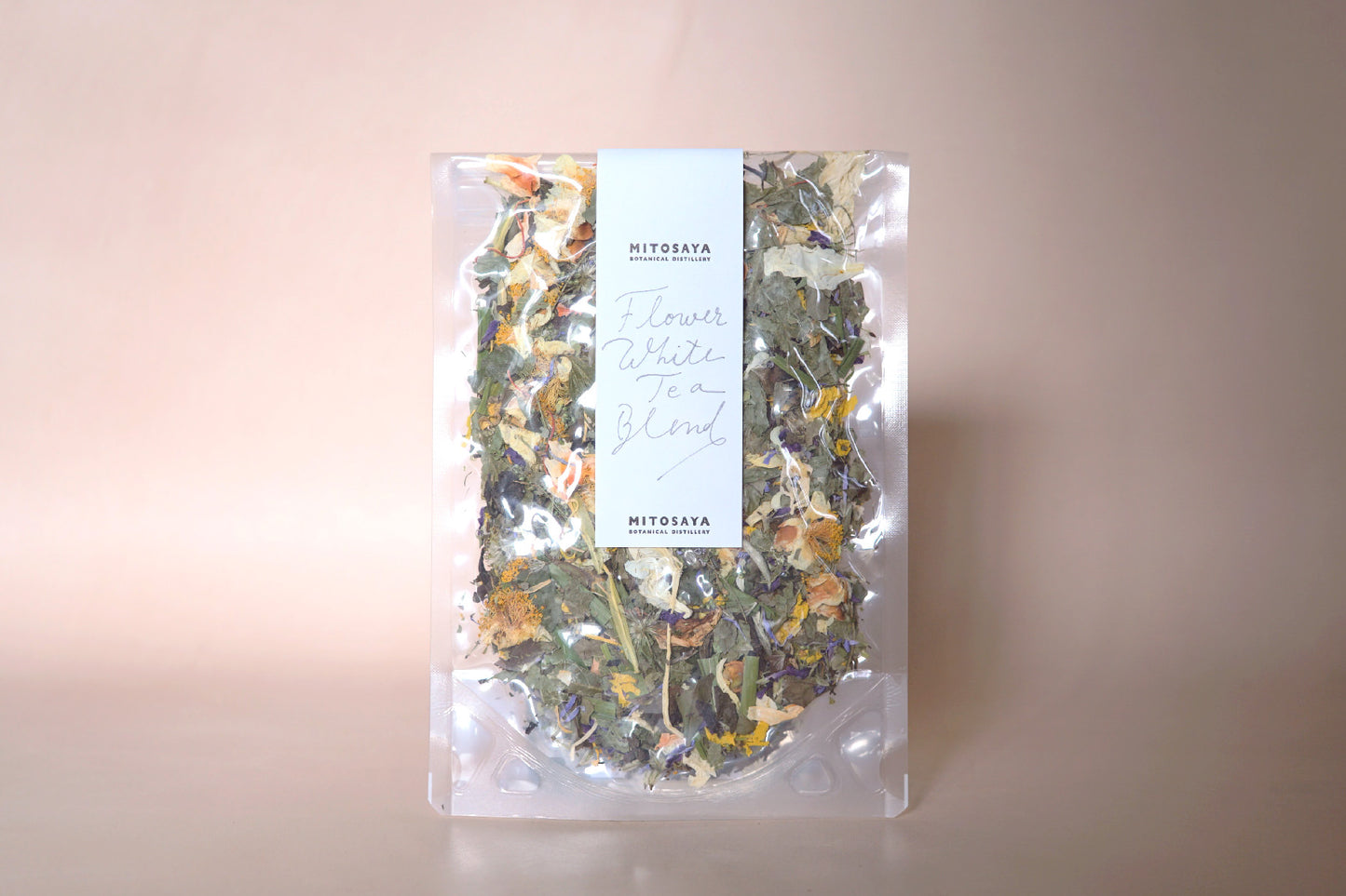 秋の花の花白茶ブレンド