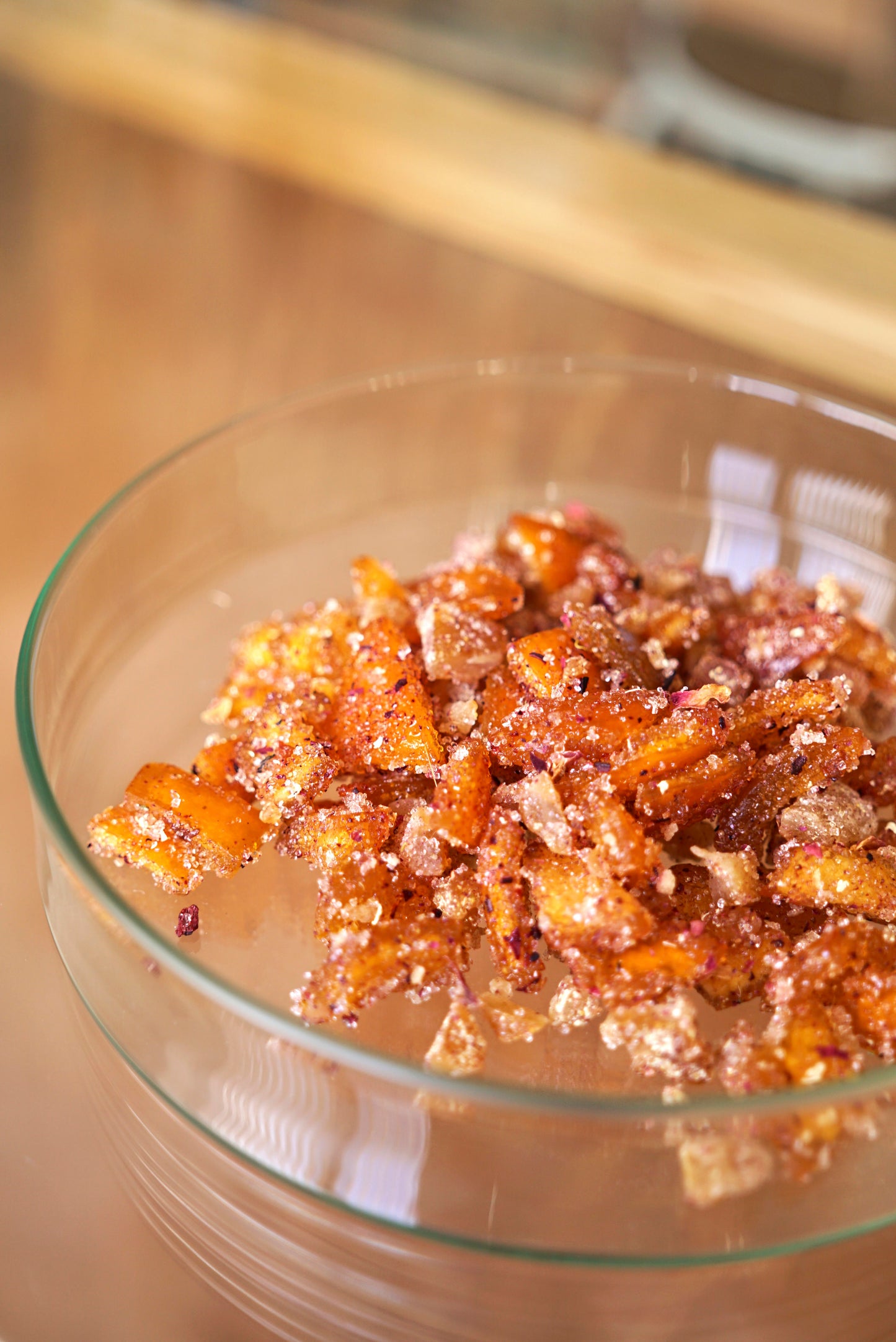 PEEL FLOWER CANDY / Sweet orange peel flower candy