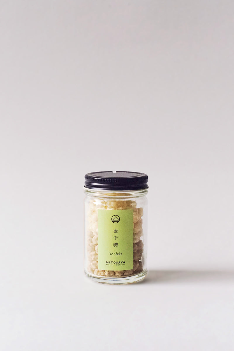 KONPEITO SUGAR CANDY / 金平糖（橙／黒文字）